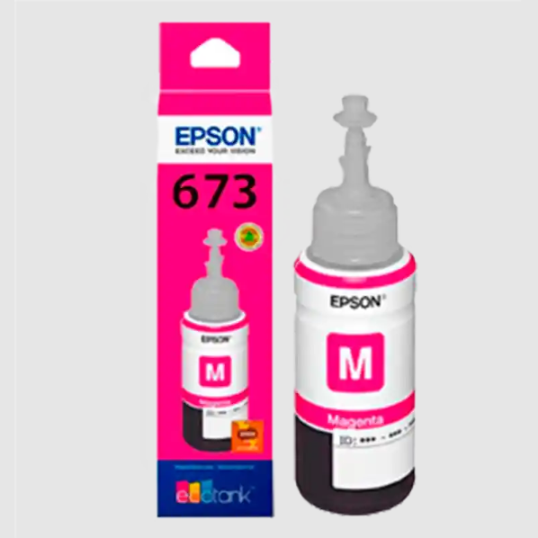 BOTELLA DE TINTA EPSON MAGENTA T673320AL