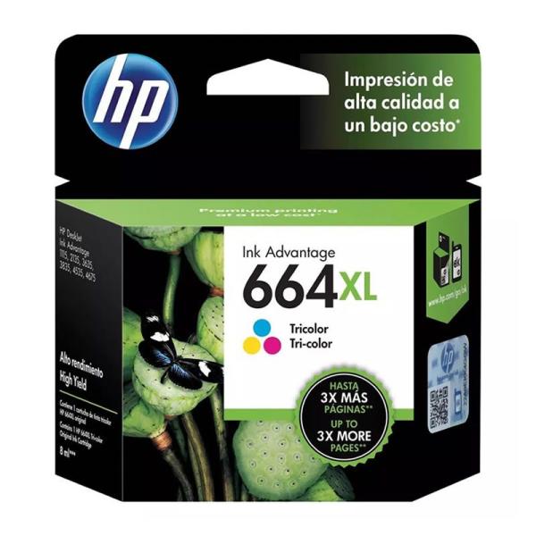 TINTA HP 664XL COLOR 330PGS F6V30AL