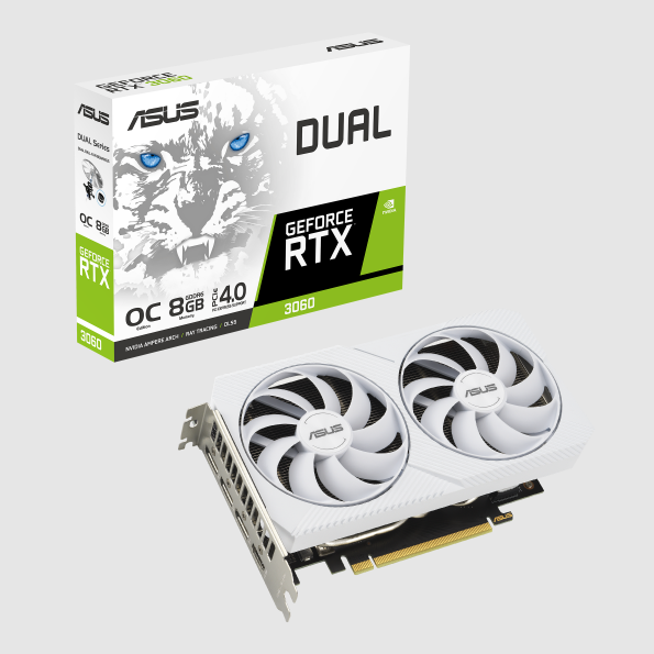 TARJETA DE VIDEO ASUS DUAL-RTX3060-O8G-WHITE