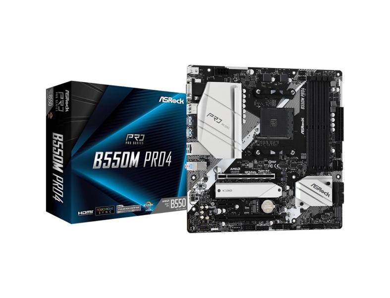 TARJETA MADRE ASROCK B550M PRO4 90-MXBDK0-A0UAYZ 1200