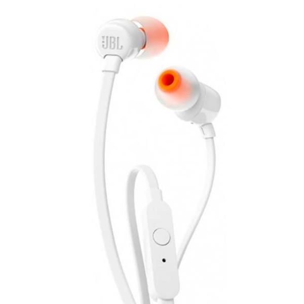 AURICULAR JBL T110 WHITE ALAMBRICO JBLT110WHTAM