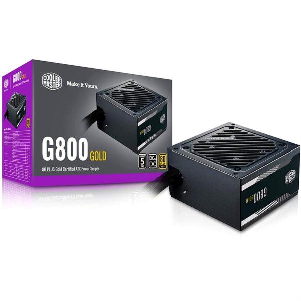 FUENTE DE PODER COOLER MASTER G GOLD 800W A/WO CABLE MPW-8001-ACAAG-WO