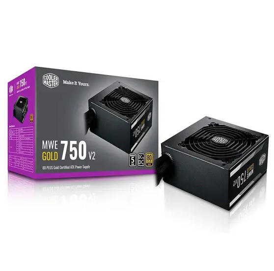FUENTE DE PODER COOLER MASTER MWE GOLD V2 750W A/WO CABLE MPE-7501-ACAAG-WO