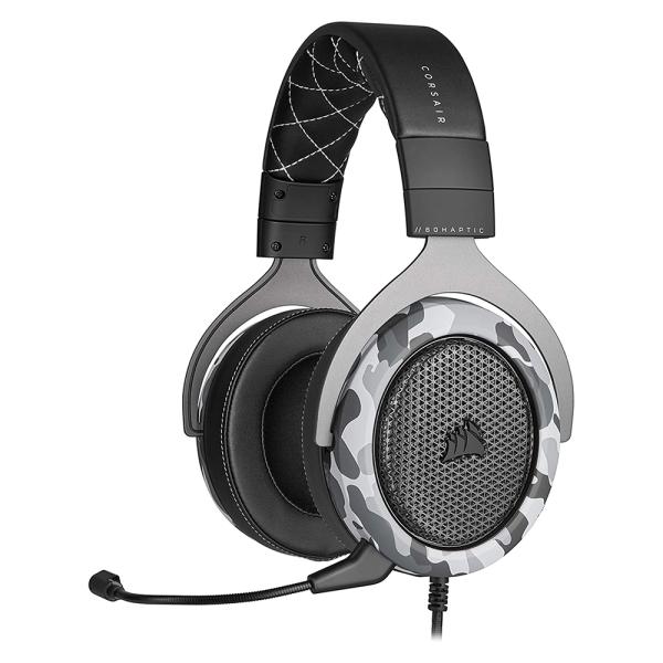HEADSET CORSAIR HS60 HAPTIC ARCTIC CAMO CA-9011225-NA