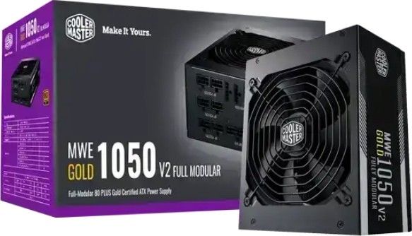 FUENTE DE PODER COOLER MASTER MPE-A501-AFCAG-3U2 MWE GOLD V2 FM1050W ATX3.0 A/US