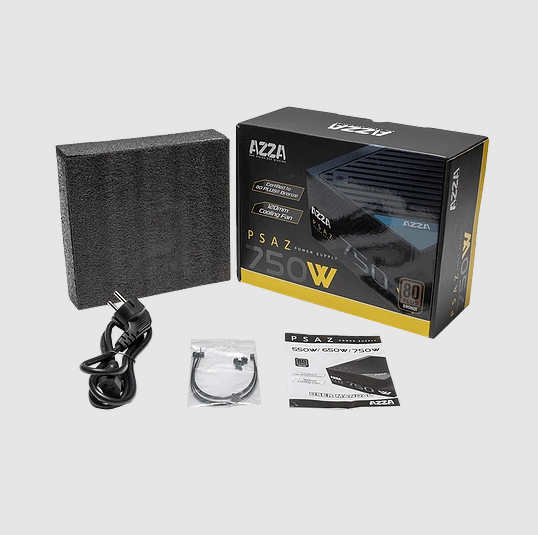 FUENTE DE PODER AZZA 750W 80+ BRONZE PSAZ-750W