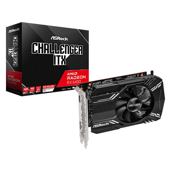 TARJETA DE VIDEO ASROCK RX6400 CLI 4G 90-GA3CZZ-00UANH