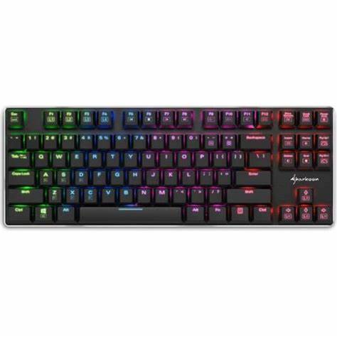 TECLADO GAMING SHARKOON PUREWRITER TKL MECANICO RED SWITCH INGLES BLACK 4044951021505