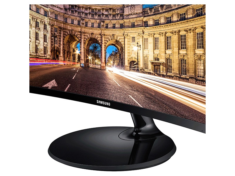 MONITOR 24" SAMSUNG VA 1920X1080 60HZ 4MS HDMI VGA CURVO NEGRO FREESYNC LC24F390FHNXZA