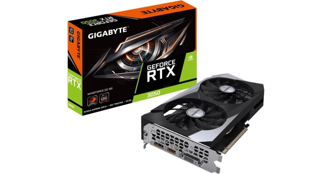 TARJETA DE VIDEO GIGABYTE GV-N3050WF2OC-8GD