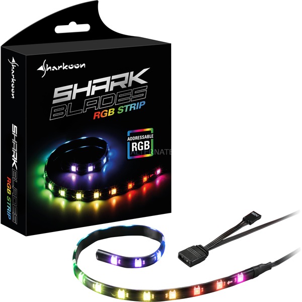 CABLE SHARKOON DE LUCES SHARK BLADE RGB STRIP 4044951026883