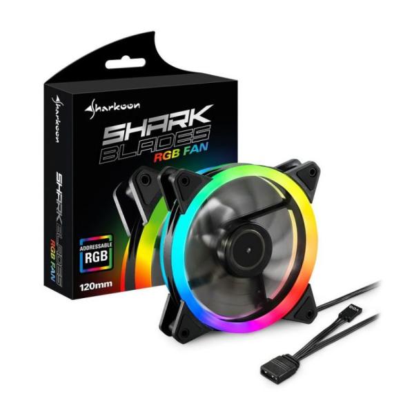 ABANICO SHARKOON SHARK BLADES RGB 4044951026876