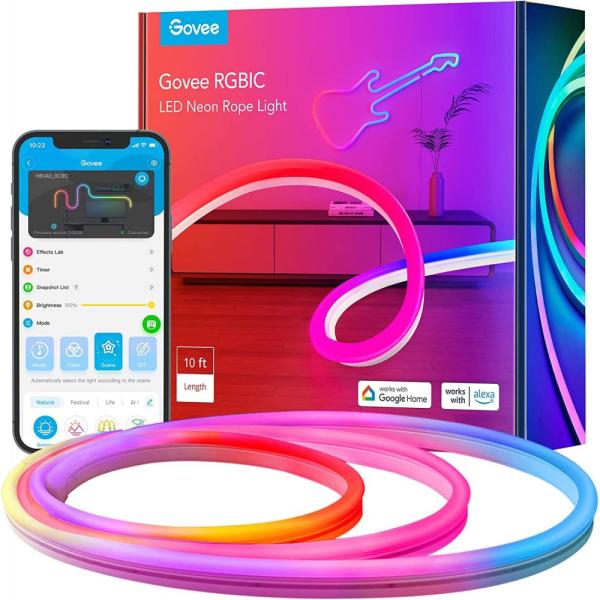 CABLE DE LUCES GOVEE LED NEON 3 MTS. H61A01D1-OF-LA