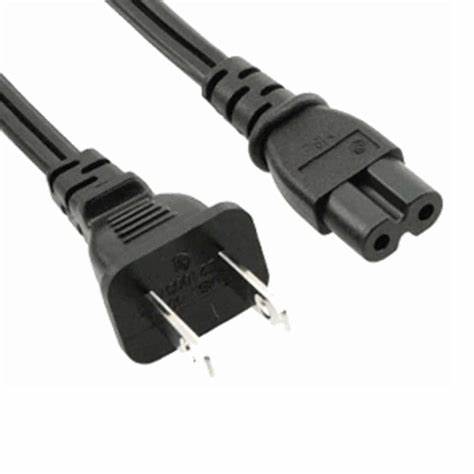 CABLE DE PODER NEGRO TIPO 8