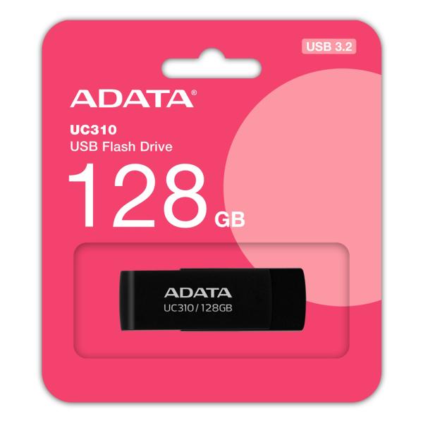 MEMORIA USB 128GB 3.2 ADATA UC310 TYPE-A UC310-128G-RBK
