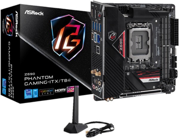 TARJETA MADRE ASROCK Z690 PHANTOM GAMING-ITX/TB4 90-MXBI10-A0UAYZ