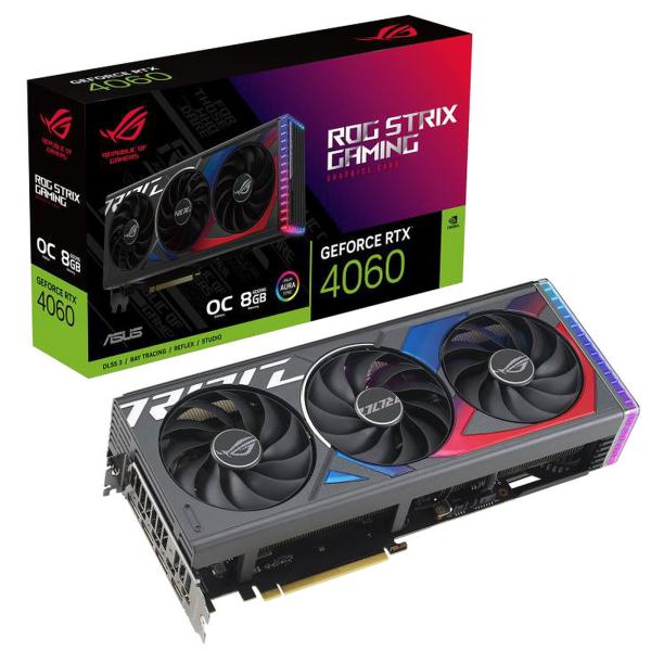 TARJETA DE VIDEO ASUS ROG-STRIX-RTX4060-O8G-GAMING 90YV0JB0-M0AA00