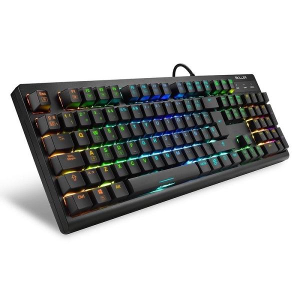 TECLADO GAMING SHARKOON SKILLER SGK30 MECANICO USB ESPA&Ntilde;OL BLACK 4044951030873