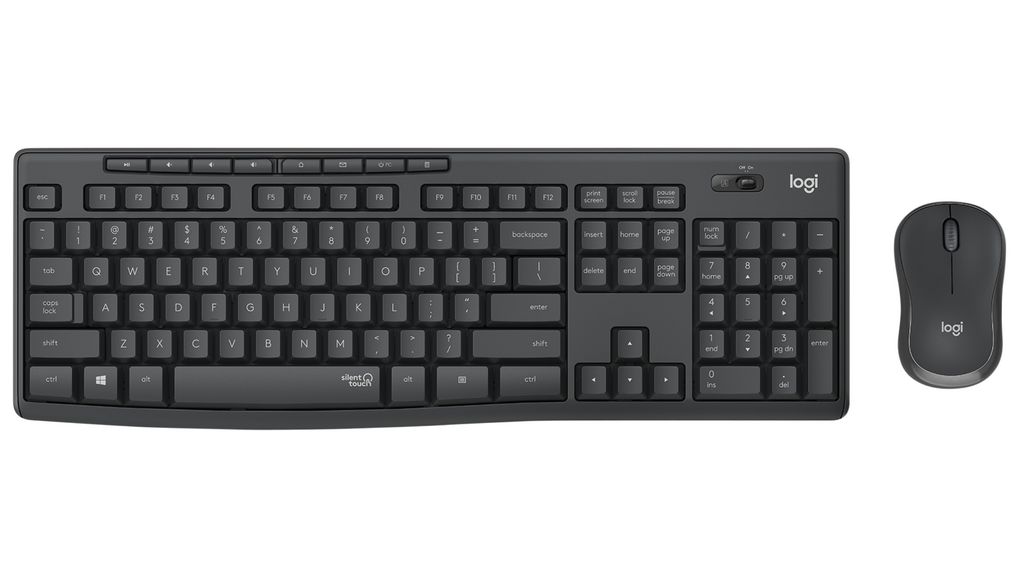 TECLADO Y MOUSE LOGITECH MK370 COMBO GRAPHITE ESPA&Ntilde;OL 920-012063