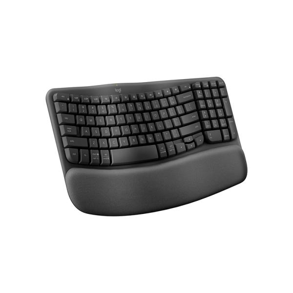 TECLADO LOGITECH ERGO WAVE KEYS INAL&Aacute;MBRICO BLUETOOTH ESPA&Ntilde;OL 920-012278 NEGRO