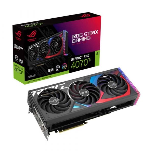TARJETA DE VIDEO ASUS GAMING ROG-STRIX-RTX4070-O12G-GAMING 90YV0J00-M0AA00