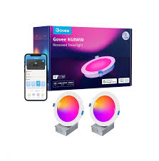 LUCES PARA PARED GOVEE LED RECESSED LIGHTS 4 INCH 2 PACK B601B