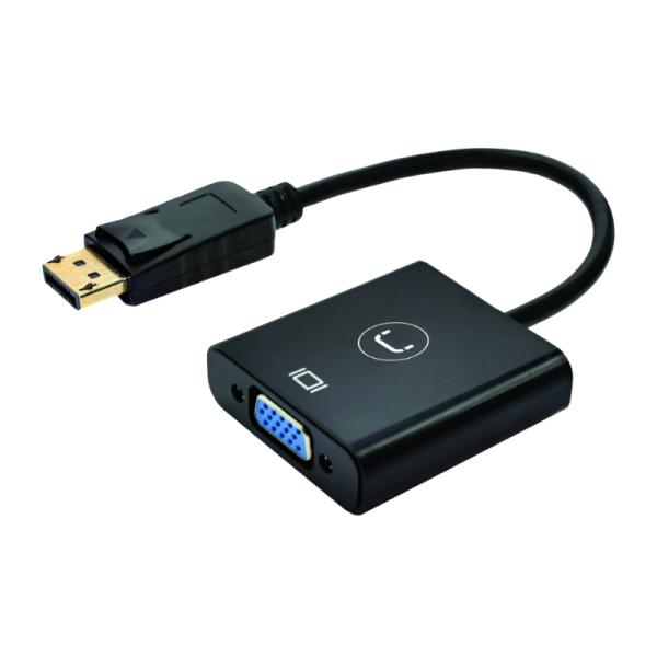 ADAPTADOR UNNO AD3006BK DISPLAYPORT A VGA NEGRO