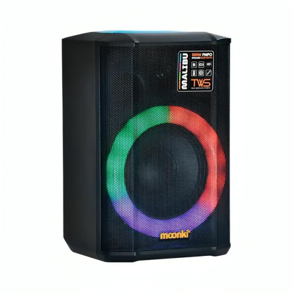PARLANTE RGB MOONKI MALIBU BLUETOOTH MS-R105BLT-LBL NEGRO/AZUL