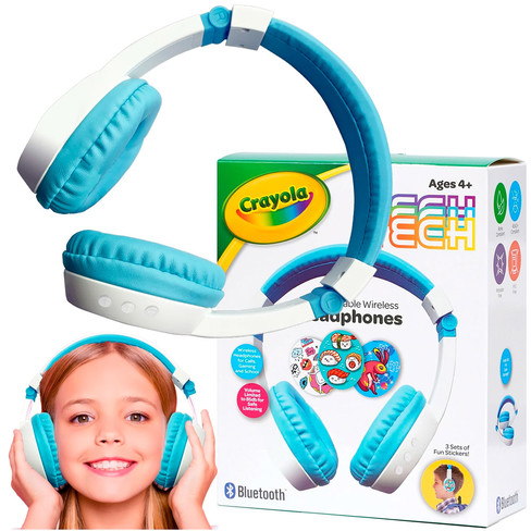 HEADSET CRAYOLA BT BLUE CR-BT200H (L)