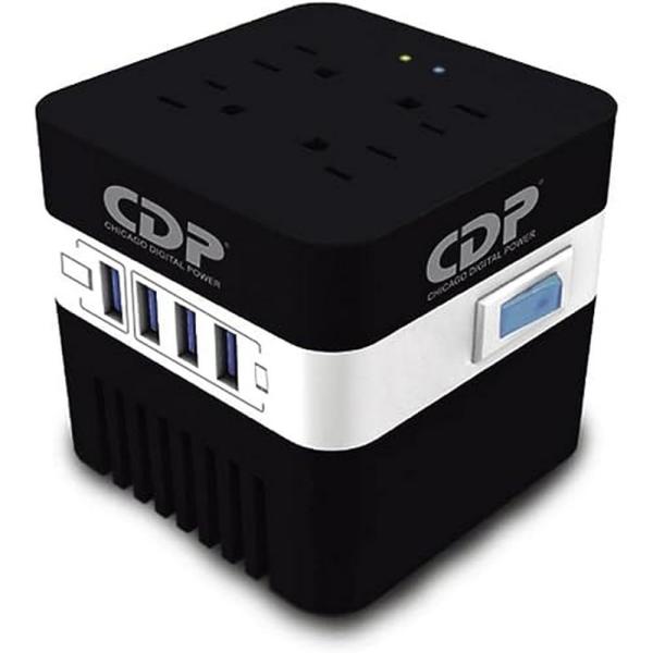 REGULADOR DE VOLTAJE CDP 600VA/300W 4 OUTLET AVR 175 RU-AVR604