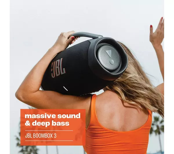 PARLANTE JBL BOOMBOX 3 WHATERPROOF BLACK JBLBOOMBOX3BLKAM