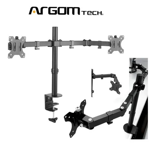 SOPORTE DUAL MONITOR ARGOM 32" ARG-BR-1603