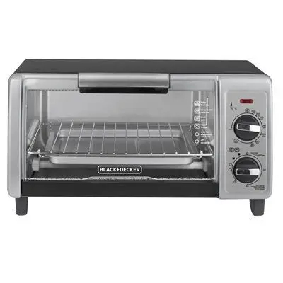 BLACK & DECKER HORNO 4 REBANADAS GRIS TO1705SG-LA