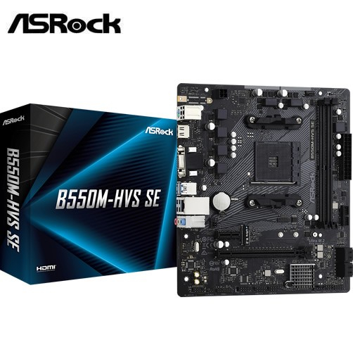 TARJETA MADRE ASROCK B550M-HVS SE AM4