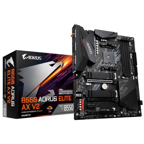 TARJETA MADRE GIGABYTE B550M AORUS ELITE AX AM4