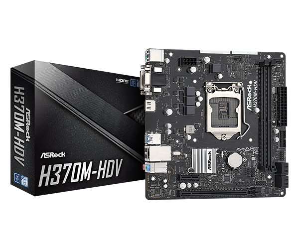 TARJETA MADRE ASROCK H370M-HDV INTEL