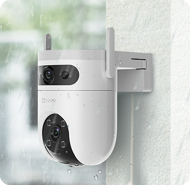 CAMARA DE SEGURIDAD EZVIZ H9C DUAL 2K PAN & TILT WI-FI 2304 &times; 1296 H.265 / H.264 CS-H9C-R100-8H33WKFL (US-STD) (MUL) (E) 303103032