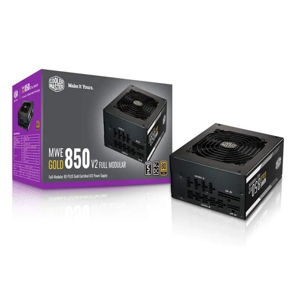 FUENTE DE PODER COOLER MASTER MWE GOLD V2 FM 850W A/US MPE-8501-AFAAG-3U2