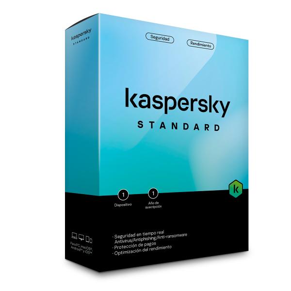 LICENCIA KASPERSKY STANDARD 1 DISPOSITIVO 1 A&Ntilde;O KSTA011