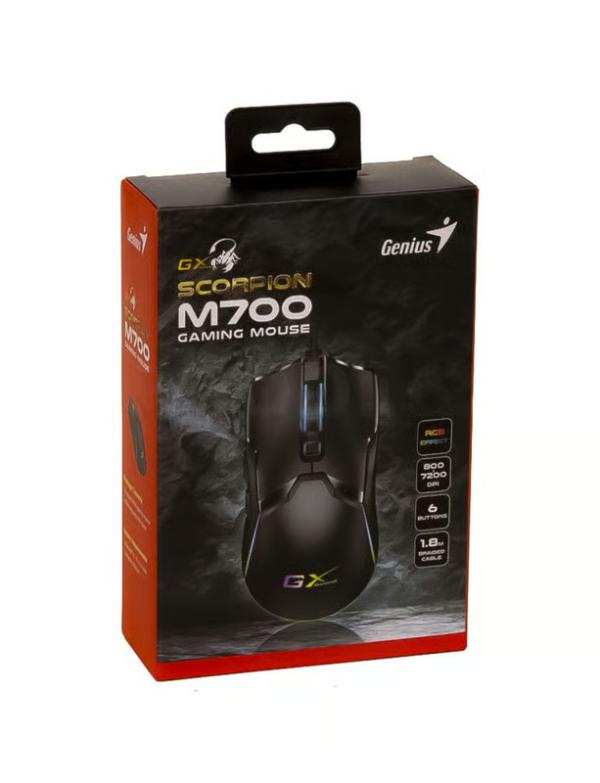 RAT&Oacute;N GENIUS SCORPION M700 USB NEGRO 31040009400