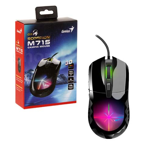 RAT&Oacute;N GENIUS SCORPION M715 USB NEGRO 31040007400