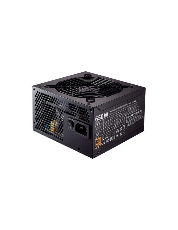 FUENTE DE PODER COOLER MASTER MWE BRONZE V3 650W FR A/US CABLE MPE-6501-ACAAW-3BUS