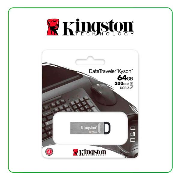MEMORIA USB 3.2 256GB KINGSTON DATA TRAVELER KYSON DTKN/256GB