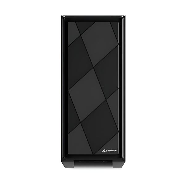 CASE SHARKOON VS8 RGB MEDIA TORRE ATX PANEL LATERAL DE VIDRIO TEMPLADO 3 VENTILADORES FRONTAL Y 1 VENTILADOR POSTERIOR RGB NEGRO 4044951039081