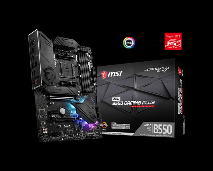 TARJETA MADRE MSI MPG B550 GAMING PLUS 911-7C56-031