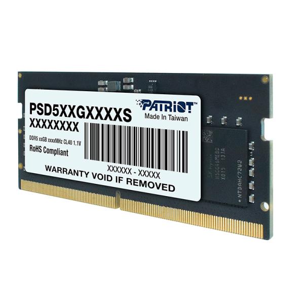 MEMORIA LAPTOP 8GB DDR5 5600MHZ PATRIOT PSD58G560041S SL