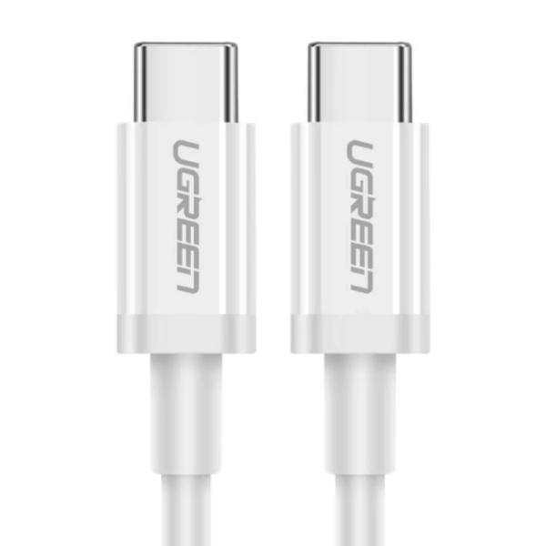 CABLE UGREEN US264 USB-C A USB-C 1.5 METROS 60519 BLANCO