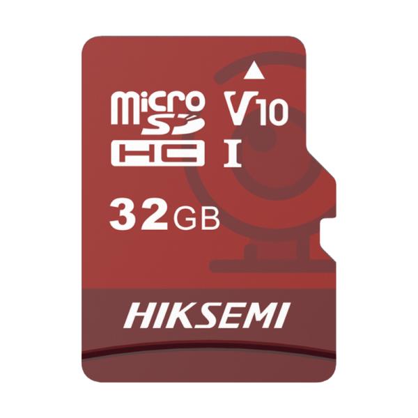 MEMORIA MICRO SD 32GB HIKSEMI HS-TF-E1 32G CLASE 10 95MB/S / 25MB/S ESPECIALIZADA PARA VIDEOVIGILANCIA