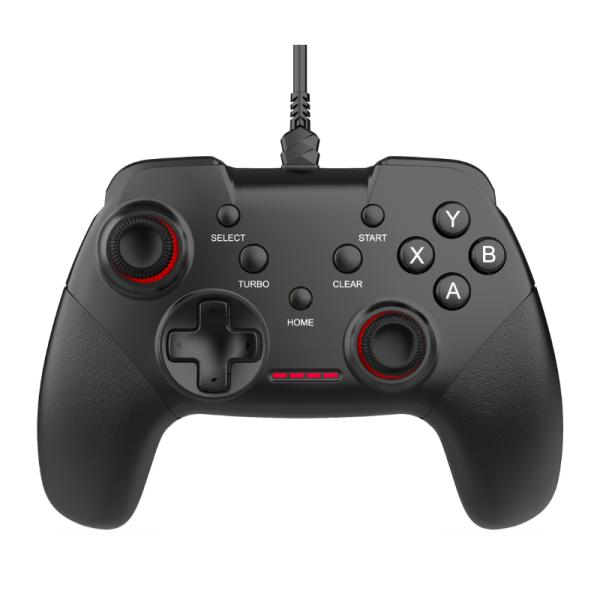 GAME PAD EAGLE WARRIOR B213P COMPATIBLE CON PS3 / CON XINPUT Y DINPUT NEGRO