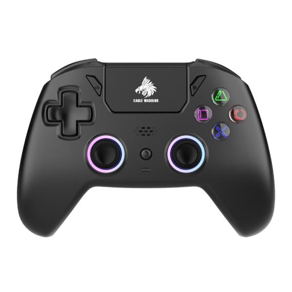 GAME PAD EAGLE WARRIOR HG04E COMPATIBLE CON PS4 INALAMBRICO BLUETOOTH CON FUNCI&Oacute;N COMPLETA NEGRO